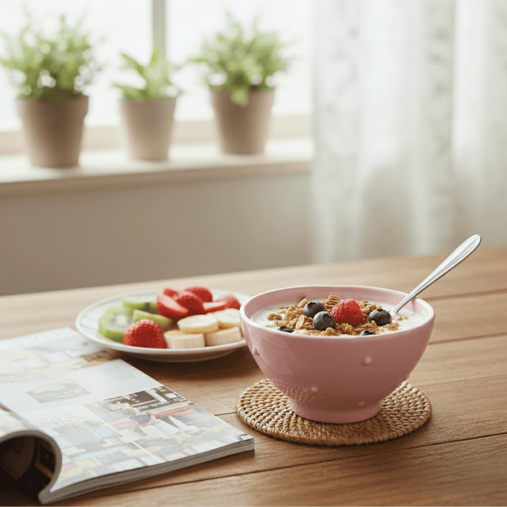 Cuenco Cerealero Susurros Rosa
