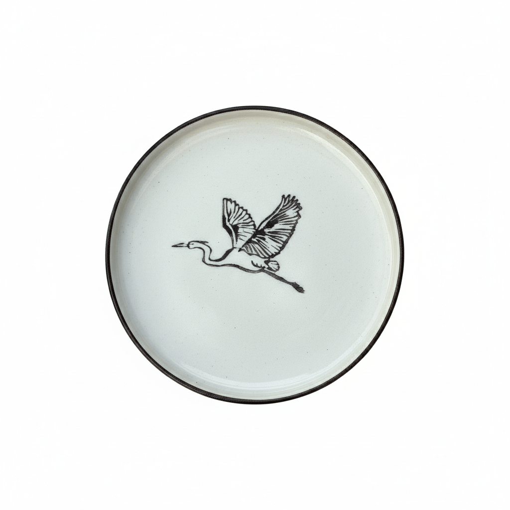Plato Playo Recto Gaviota | Colección Estilo Orgánico